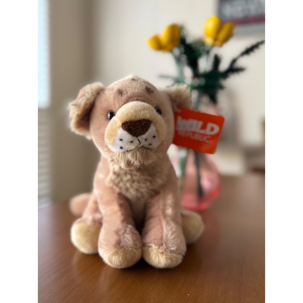 Wild Republic Cuddlekins Mini Lion Baby‎ Plush NWT Stuffed Animal